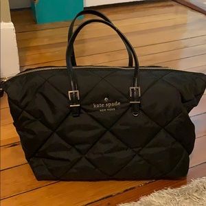 Authentic kate spade quilted tote bag
